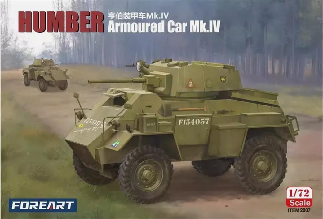 Foreart 1/72 2007 Humber Armoured Car Mk.IV Kit