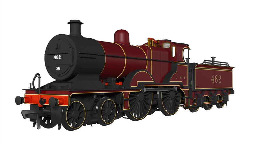 Rapido Trains OO 974005 MR 483 No.482 LMS Crimson Small Letters