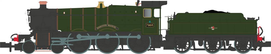 Dapol N 2S-001-010 Erlestoke Manor 7812 4-6-0 BR Green Lined Late Crest