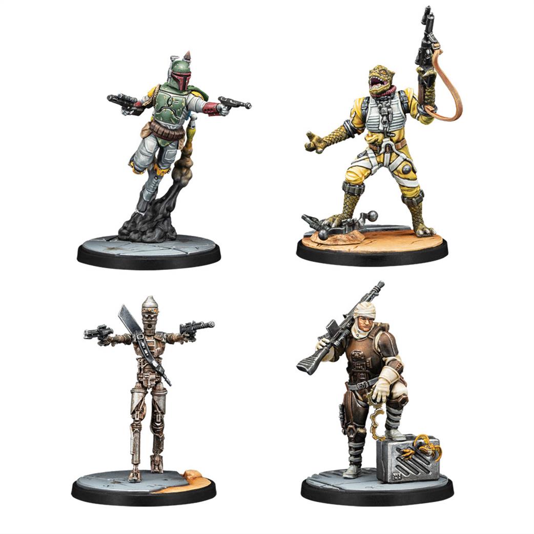 Atomic Mass Games  SWP25 We Don't Need Their Scum Boba Fett Squad Pack for Star Wars Shatterpoint