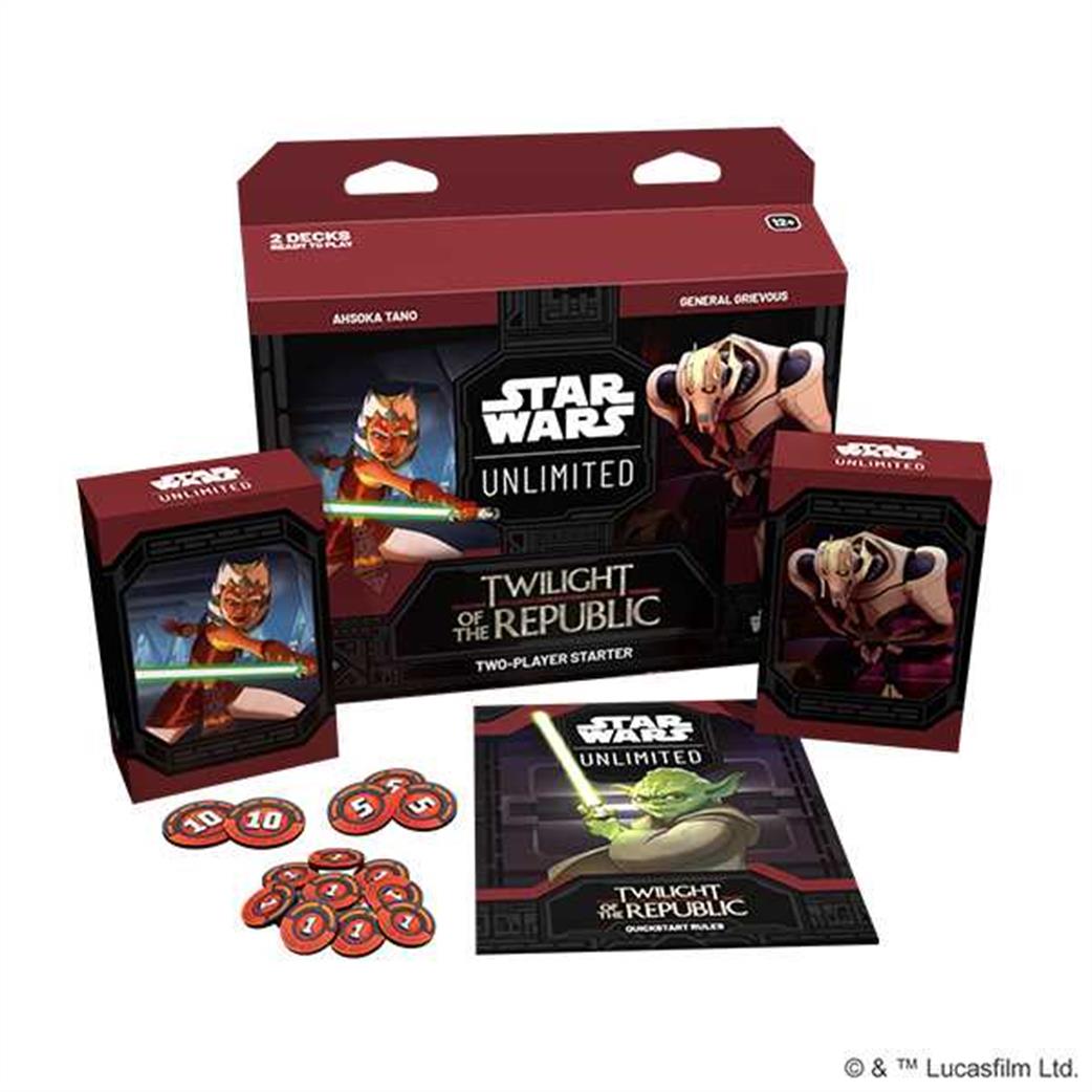 Fantasy Flight Games  SWH0303 Star Wars Unlimited Twilight of the Republic 2-Player Starter