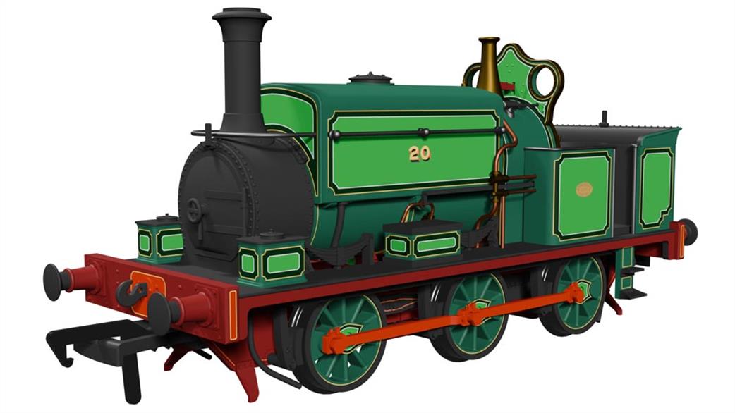 Rapido Trains OO 960005 Manning Wardle L Class 0-6-0ST Logan and Hemmingway No.20