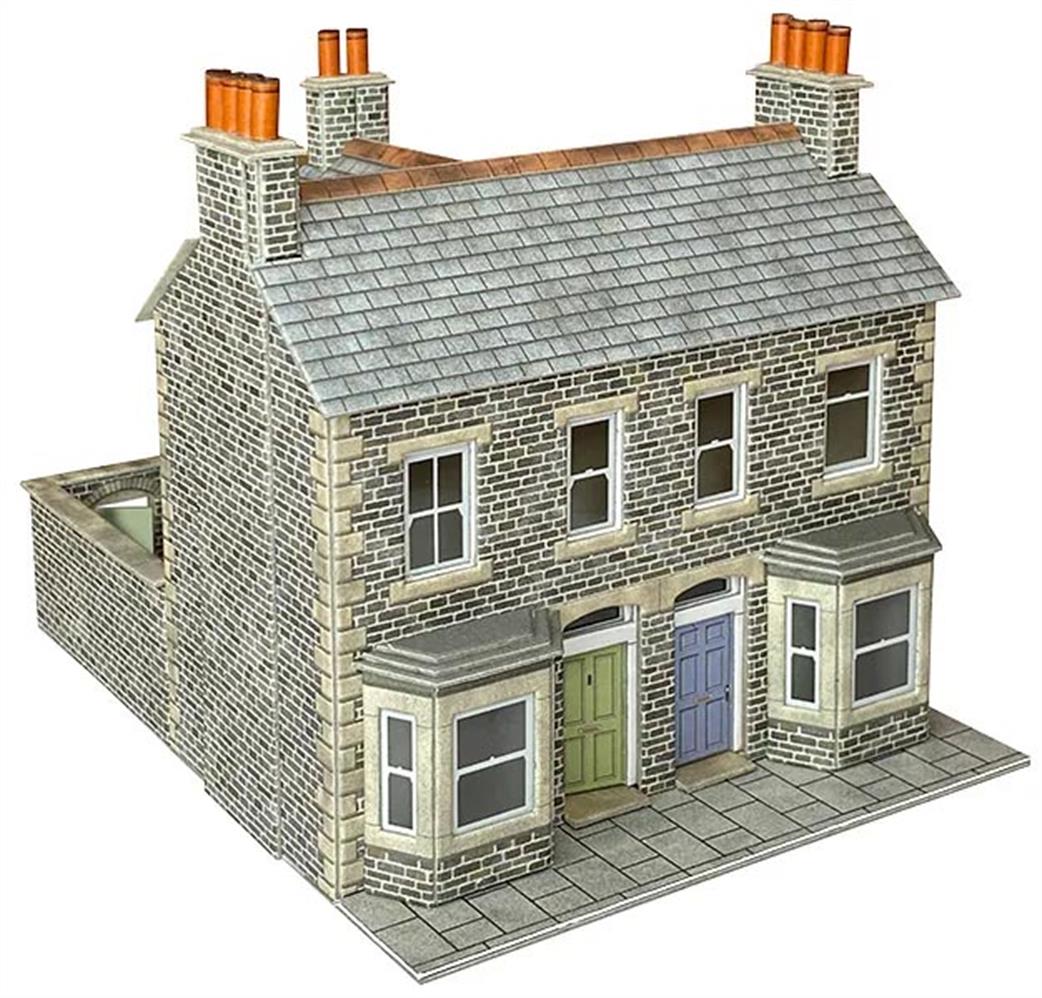 Metcalfe OO PO301 Terraced Houses Stone Card Kit