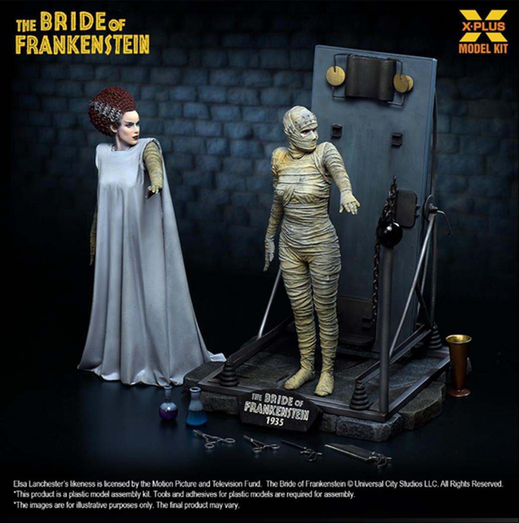 X.Plus Model KIt 1/8 411-200215CP The Bride Of Frankenstein Plastic Kit