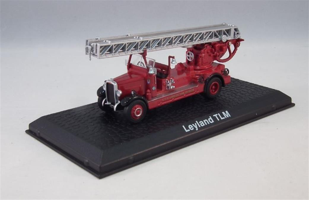 MAG 1/76 MAG JW03 Leyland TLM London Fire Engine Diecast Model