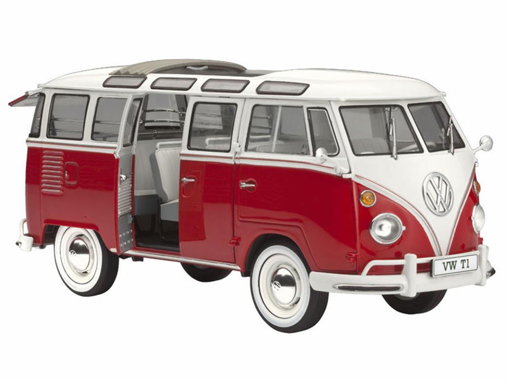 Revell 1/24 67399 VW T1 Samba Bus Kit Model Set