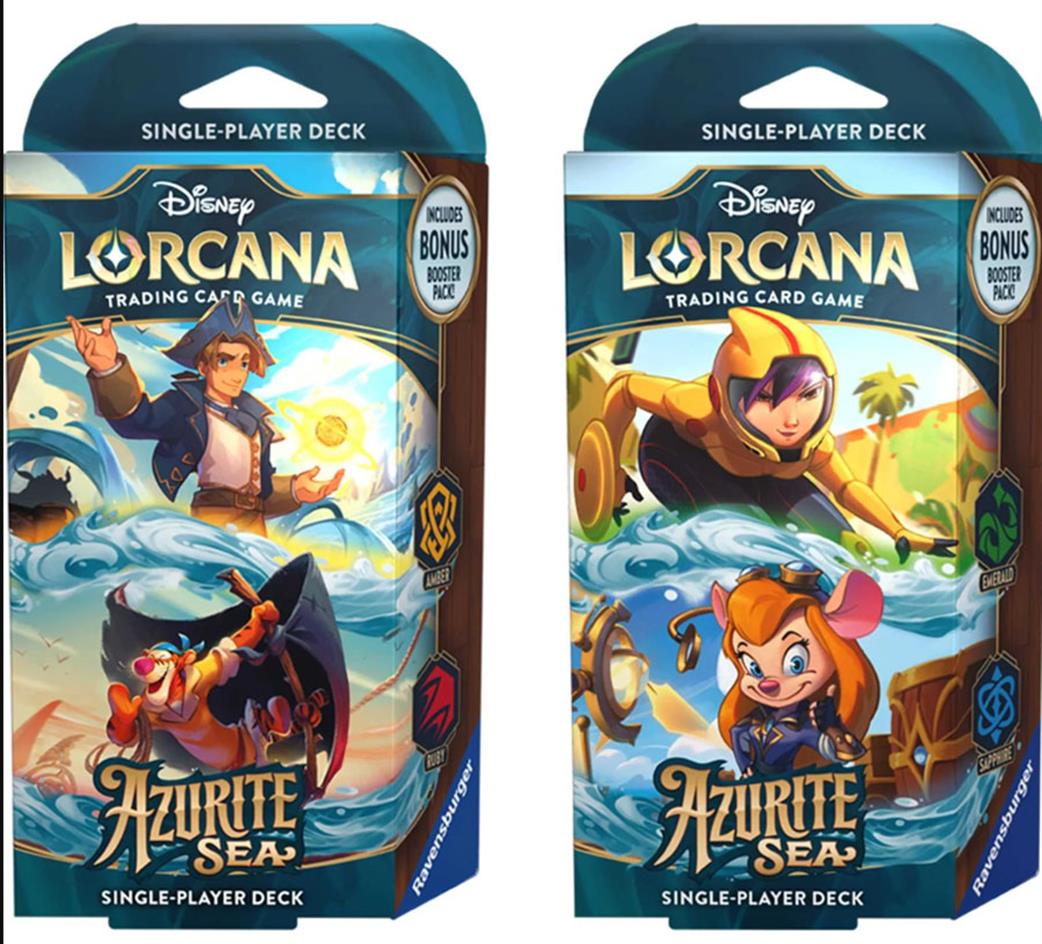 Ravensburger  1109841D Disney Lorcana Azurite Sea Starter Deck