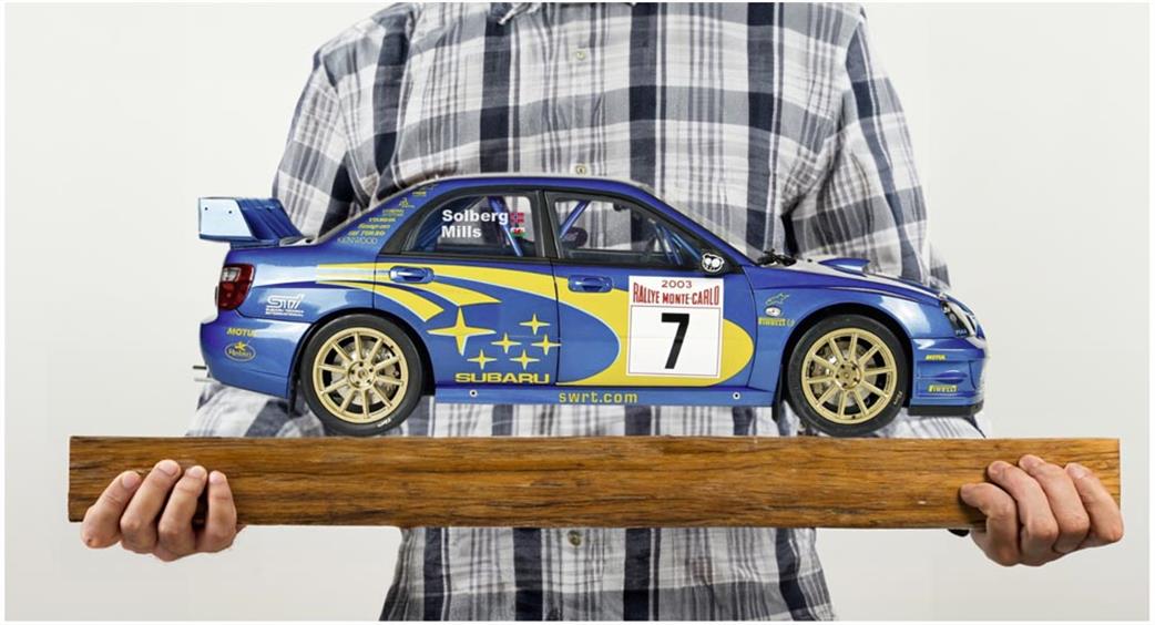 IXO 1/8 IXCSUBFK Subaru Impreza WRC Large Scale Diecast Car Kit