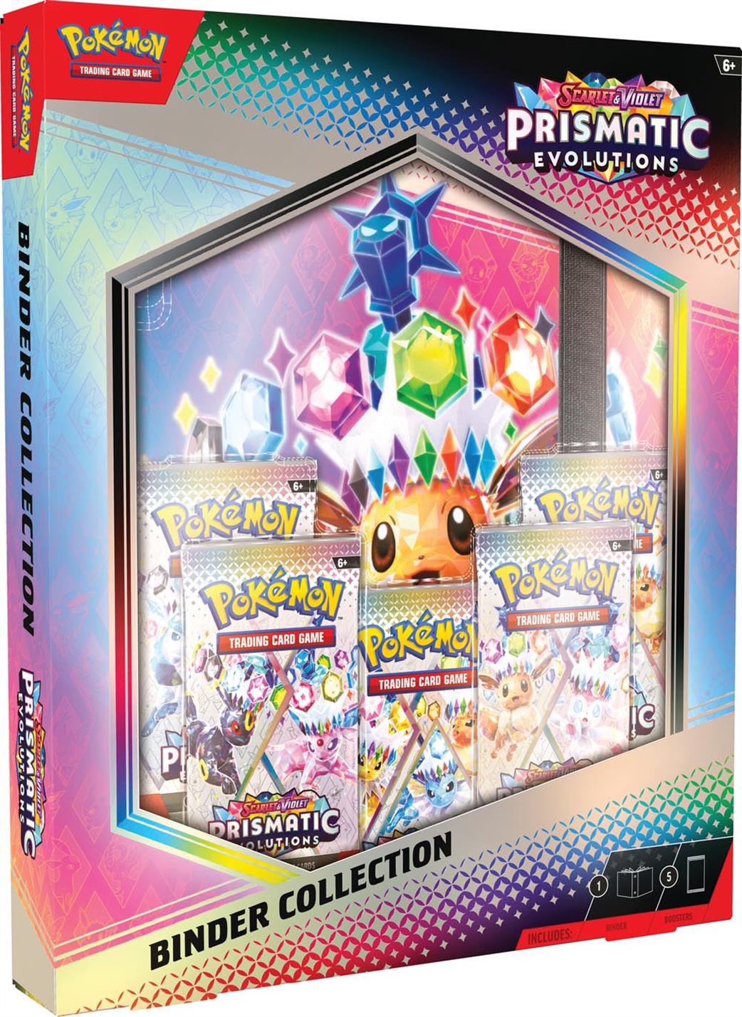 Nintendo  10100231016 Pokemon S&V Prismatic Evolutions Binder Collection