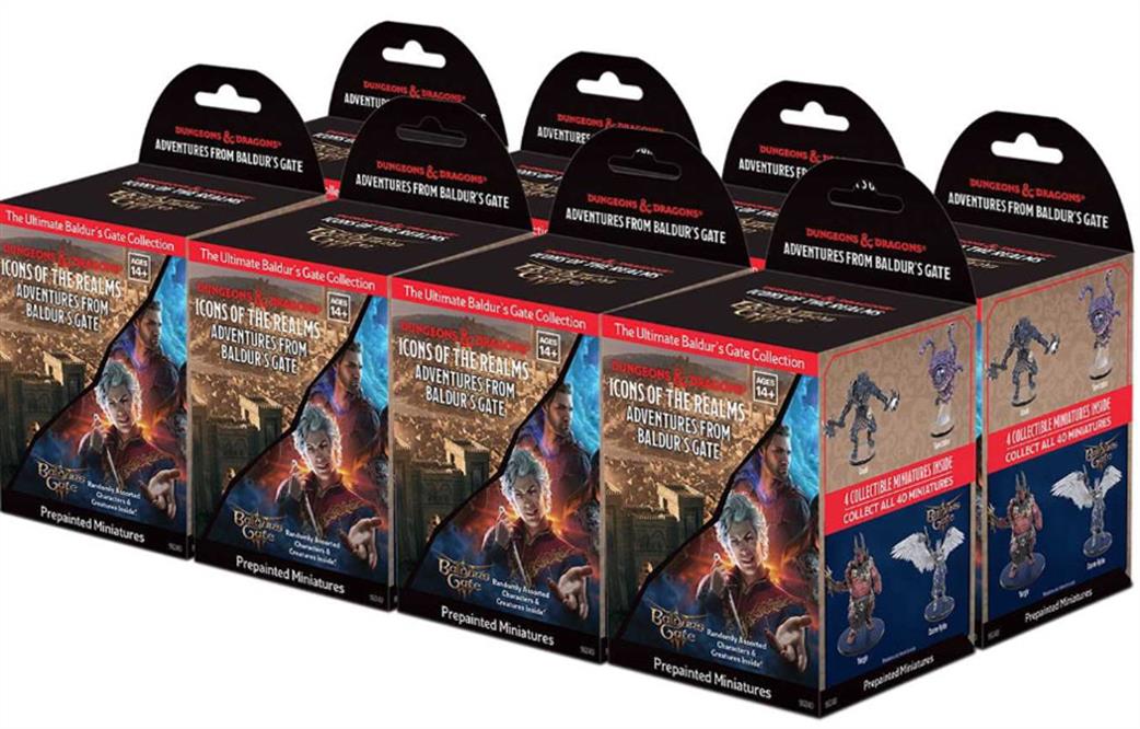 Wizkids  96340 D&D Adventures From Baldur's Gate Icons of the Realms Booster