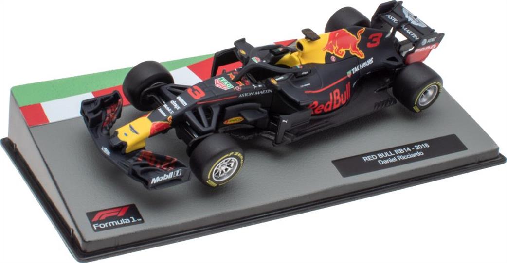 MAG 1/43 MAG NS131 Red Bull RB14 2018 Daniel Ricciardo Cased F1 Collection