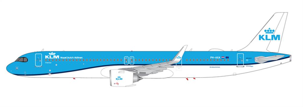 Gemini Jets 1/200 G2KLM1348 KLM Airbus A321neo PH-AXA Diecast Airliner Model