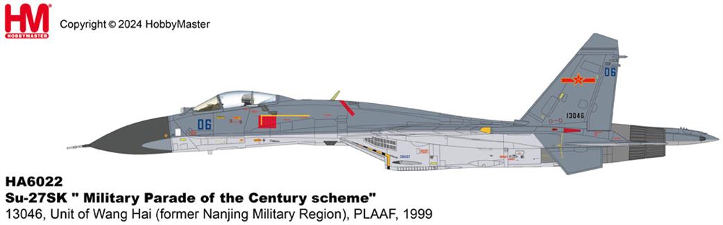 Hobby Master 1/72 HA6022 Su-27SK Military Parade of the Century scheme PLAAF