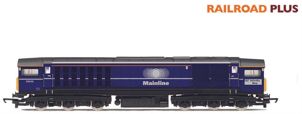 Hornby OO R30383 RailRoad Plus BR Mainline Class 58 Co-Co Bone