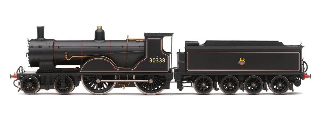 Hornby OO R30411 BR 30338 T9 Class 4-4-0 BR Lined Black Early Crest