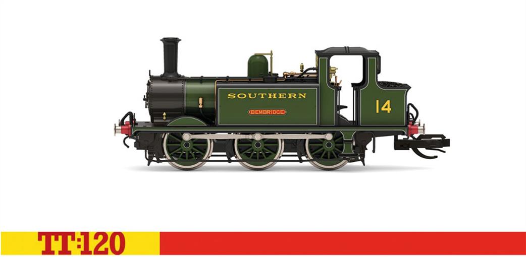 Hornby 1/120 TT3038M SR Terrier W14 Bembridge Steam Locomotive Model