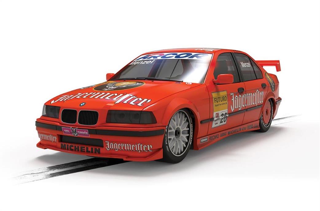 Scalextric 1/32 C4624 BMW E36 320i STW 1996 Jagermeister Slot Car Model