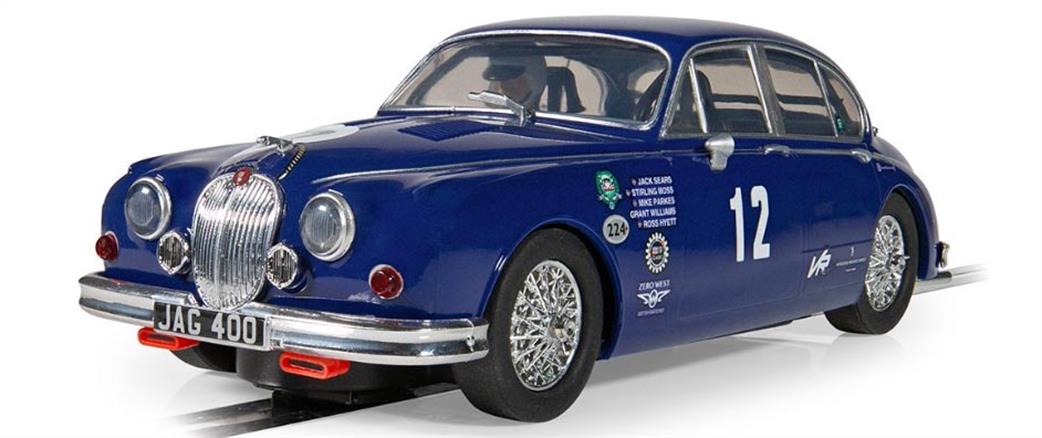 Scalextric 1/32 C4596 Jaguar MK2 Grant William Racing Slot Car Model