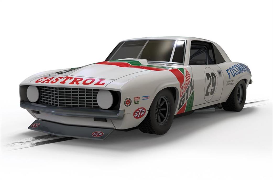 Scalextric 1/32 C4643 Chevrolet Camaro Castrol Racing Trans Am 1971 Slot Car Model