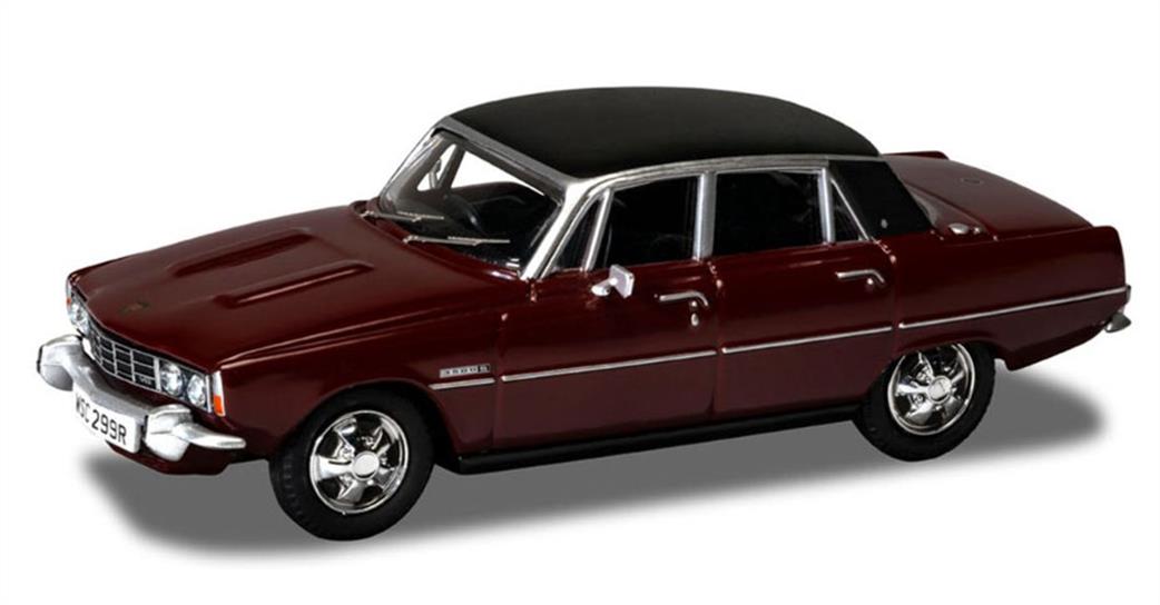 Corgi 1/43 VA06521 Rover P6 3500 V8 Richlieu Red Diecast Car Model