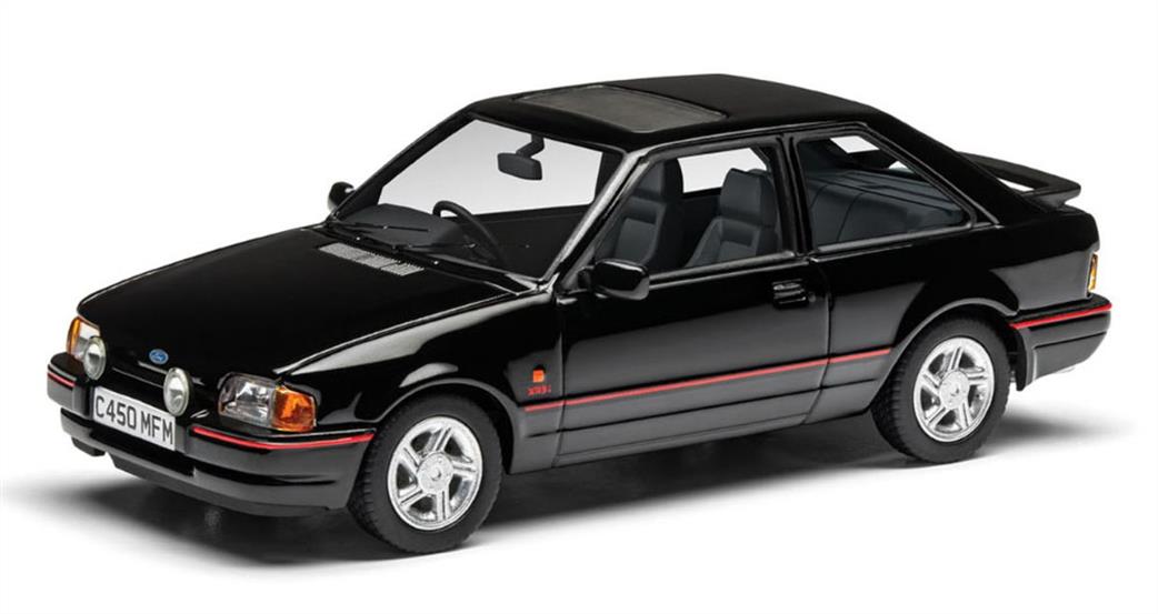 Corgi 1/43 VA14307B Ford Escort Mk4 XR3i Black Diecast Car Model