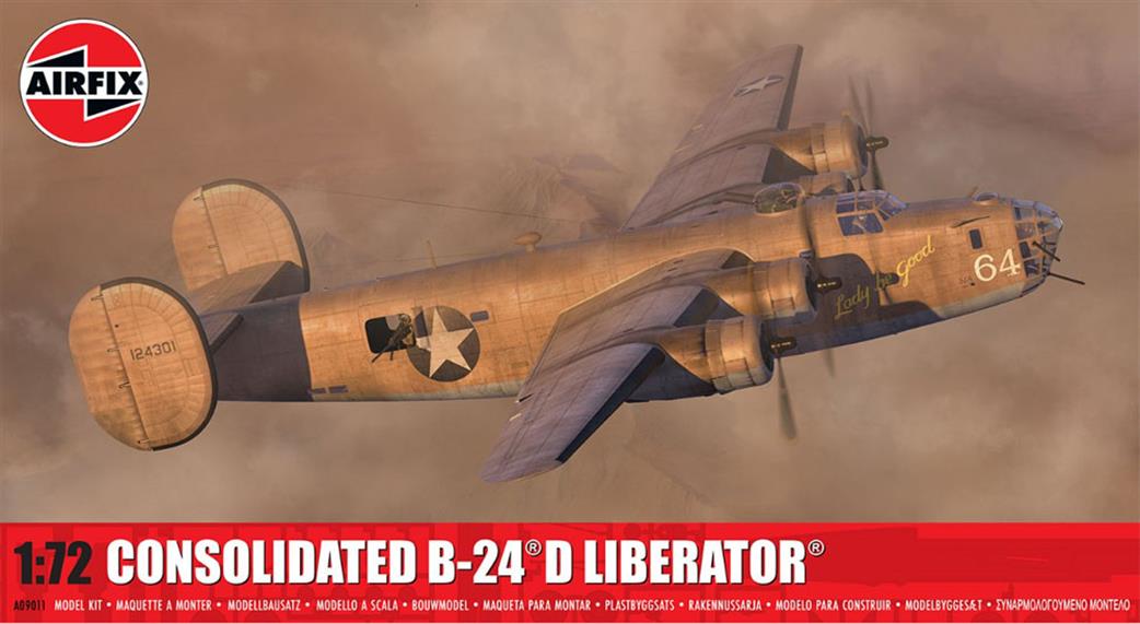 Airfix 1/72 A09011 Consolidated B-24D Liberator World War 2 Bomber Kit