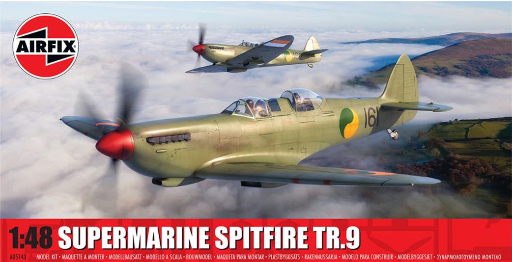 Airfix 1/48 A05143 Supermarine Spitfire Tr.9 Twin Seat Kit