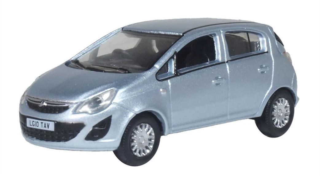 Oxford Diecast 1/76 76VC006 Vauxhall Corsa Silver Lightning