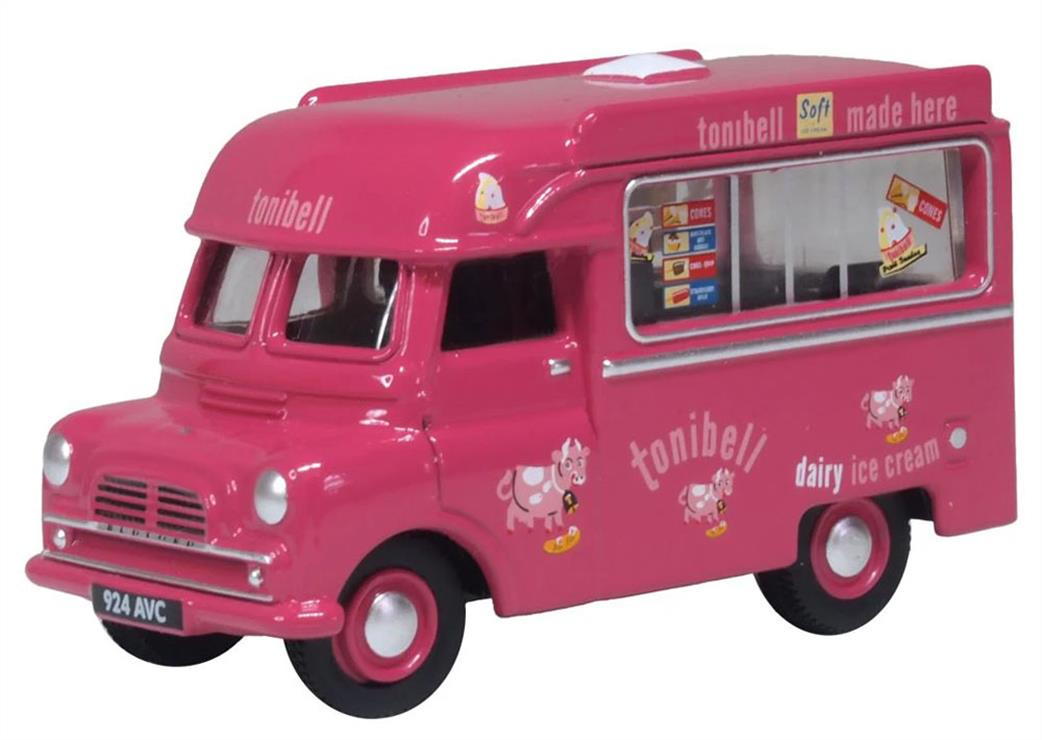 Oxford Diecast 1/76 76CA004 Bedford CA Ice Cream Tonibell