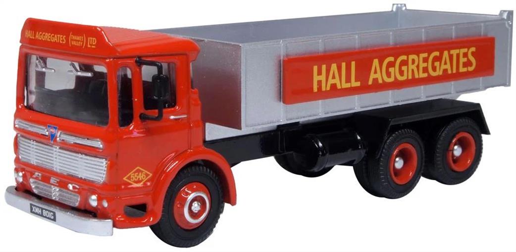 Oxford Diecast 1/76 76TIP006 AEC Tipper Hall Aggregates