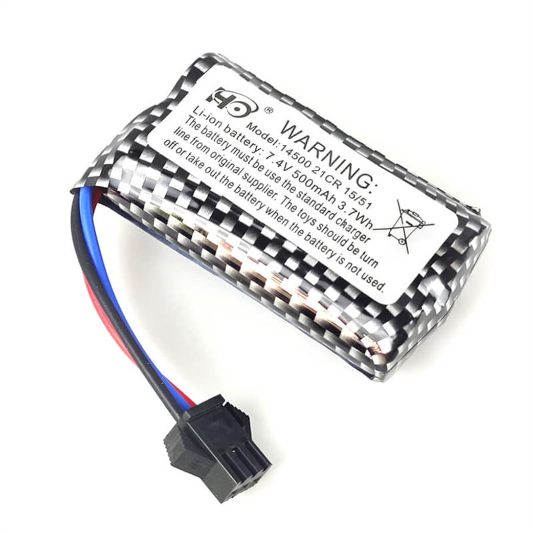 E-Zee  EZ-G2068-4 7.4v 500mah Li-ion Battery for Willys Jeep