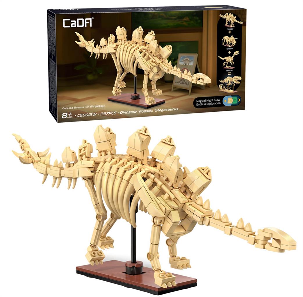 CaDa  C59012W  Dinosaur Fossils Stegosaurus Brick Model