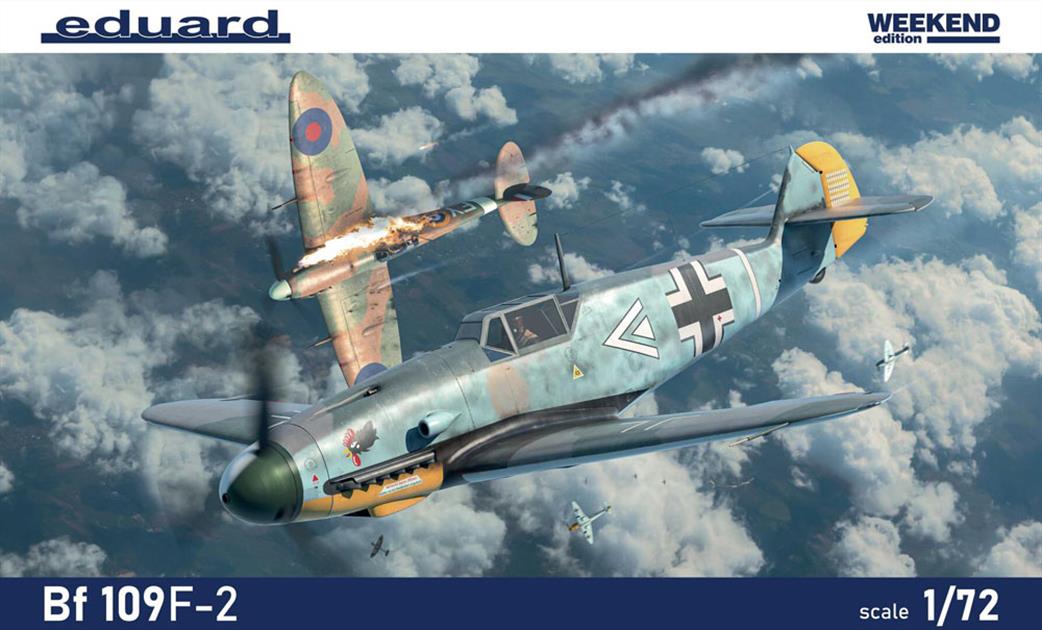 Eduard 1/72 7474 German Messerschmitt Bf109F-2 Fighter Weekend Edition Plastic Kit