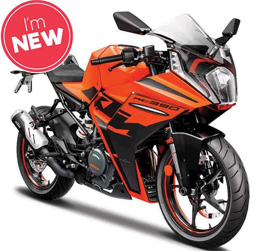 Maisto 1/18 M34007-22914 KTM RC 390 Motorbike Model