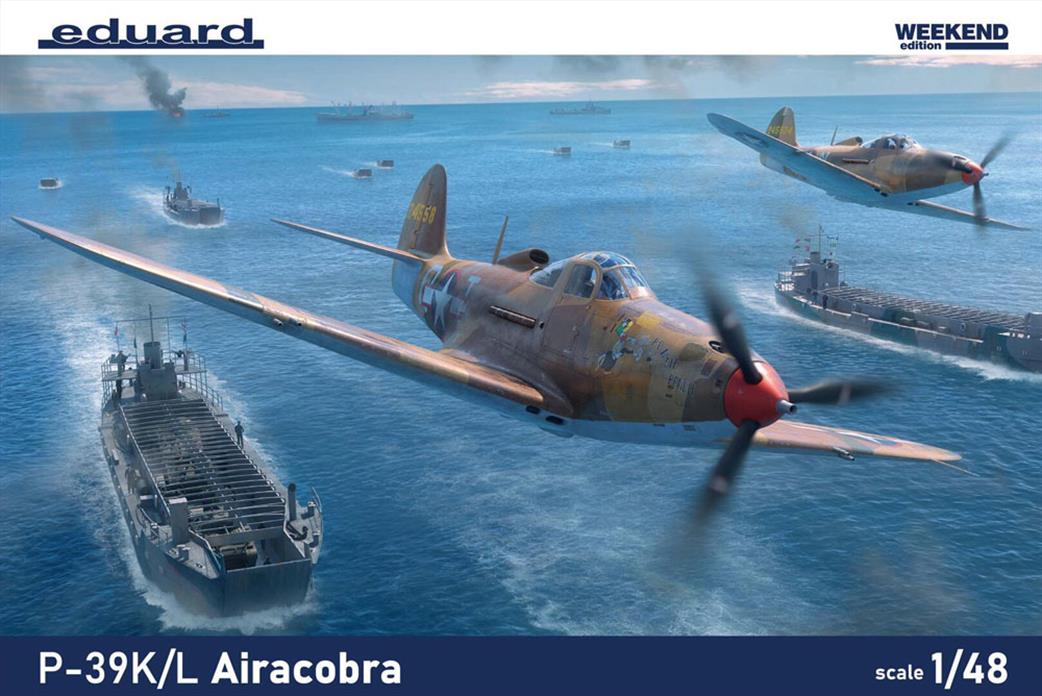 Eduard 1/48 8463 P-39K/L Airacobra Fighter Weekend Edition Plastic Kit