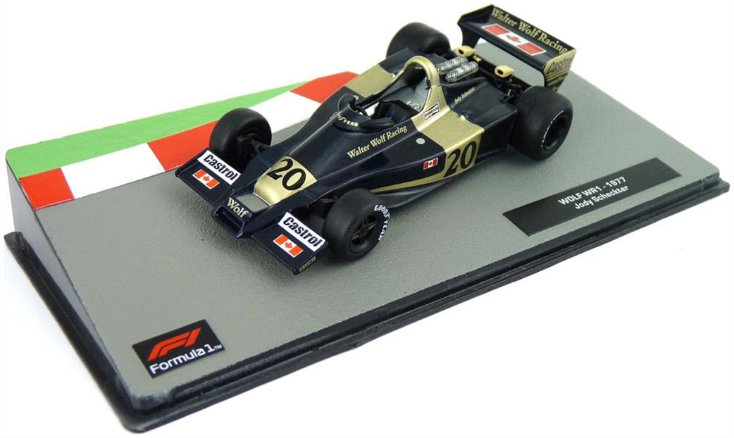 MAG 1/43 MAG NS072 Wolf WR1 1977 Jody Scheckter Cased F1 Collection