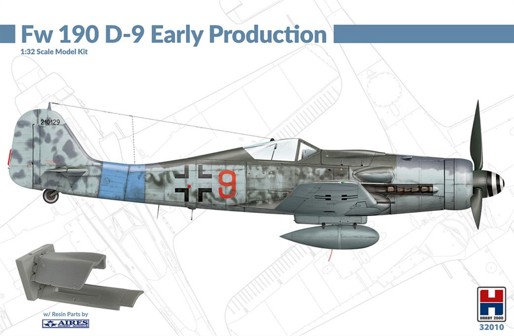 Hobby 2000 1/32 32010 Focke Wulf Fw190 D-9 Early  Production German WW2 Fighter