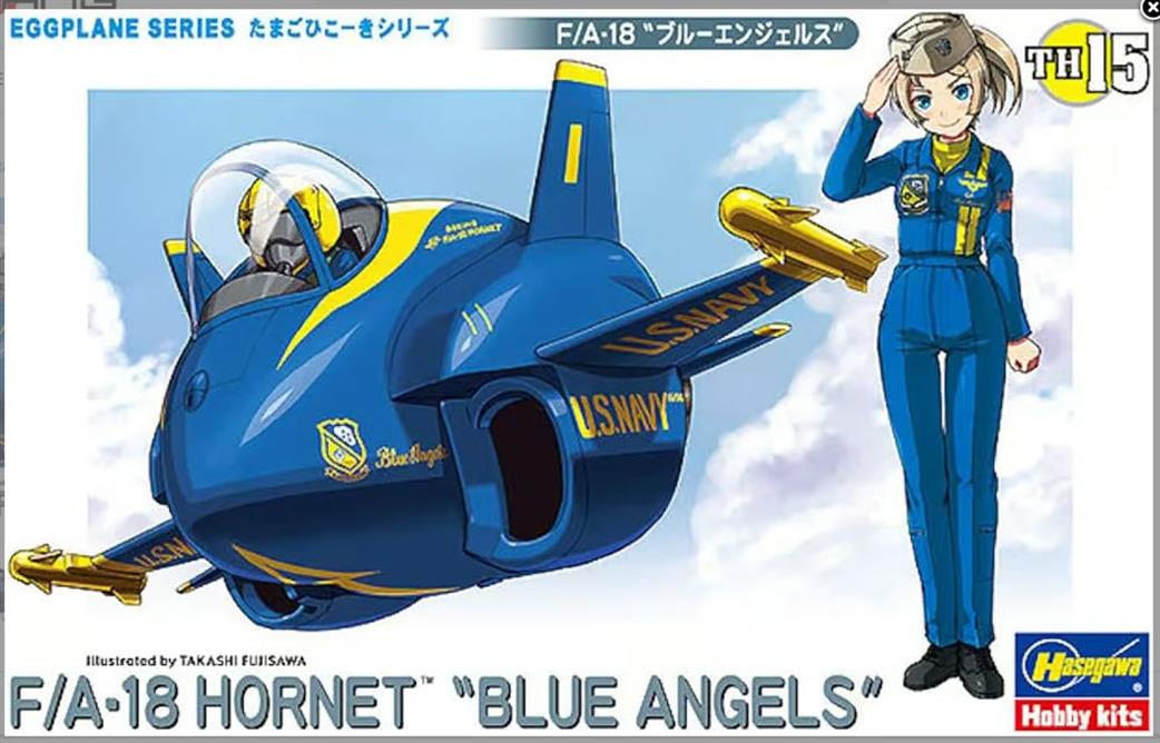 Hasegawa  60125 Egg Plane F/A-18 Hornet Blue Angels Kit