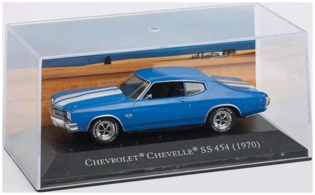 MAG 1/43 MAG PP02 Chevrolet Chevelle SS 454 1970 Blue Diecast Model