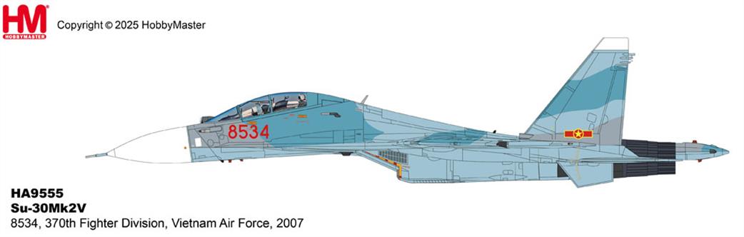 Hobby Master 1/72 HA9555 Su-30SMk2V Flanker Vietnam Air Force Model