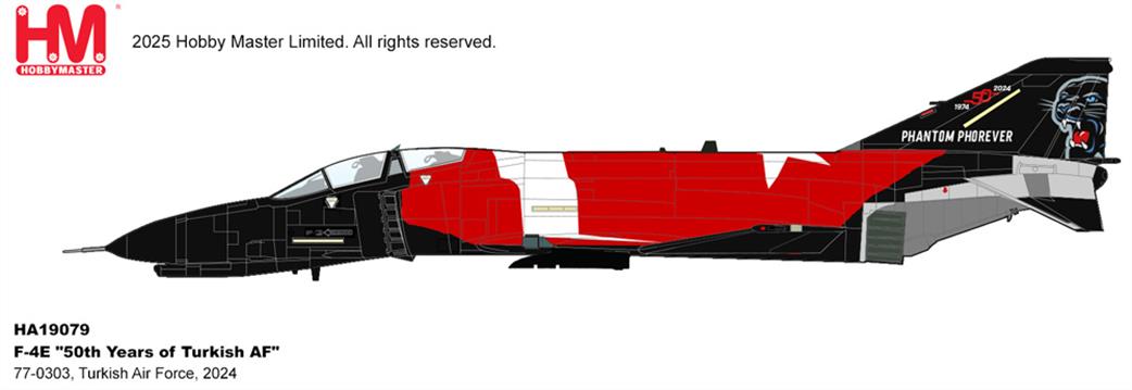 Hobby Master 1/72 HA19079 F-4E 50th Years of Turkish AF Turkish Air Force