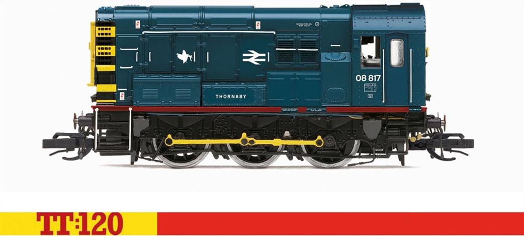 Hornby TT:120 TT3033 BR Class 08 0-6-0 08817 Diesel Shunter Model