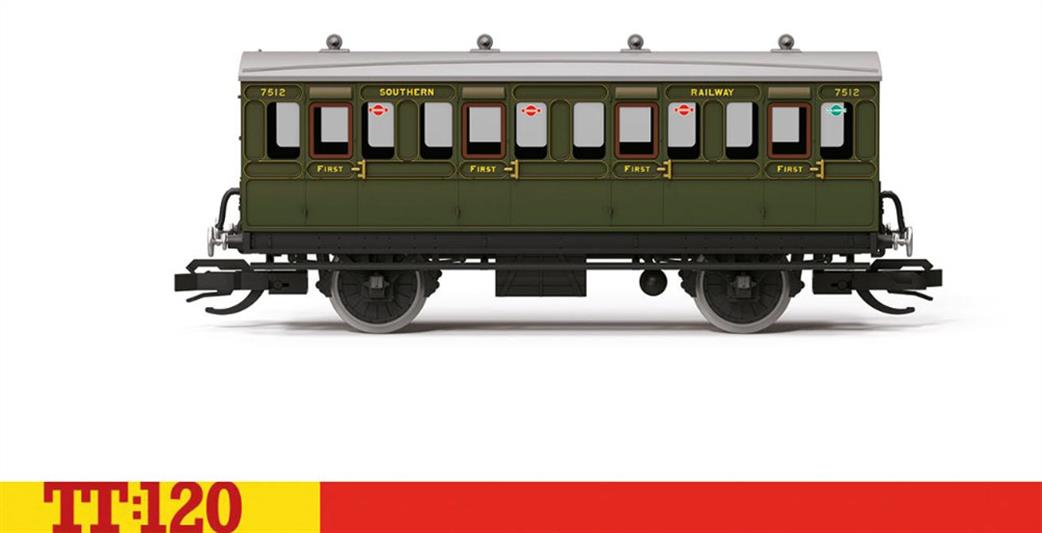 Hornby TT:120 TT4051 SR 4 Wheel Coach 1st Class