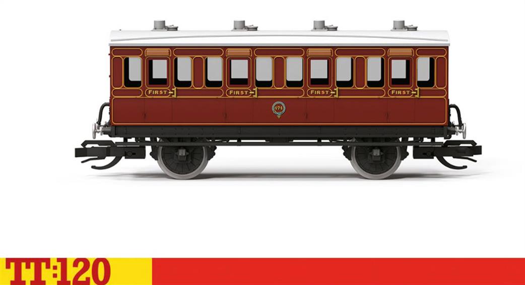 Hornby TT:120 TT4055 LB&SCR 4 Wheel Coach 1st Class