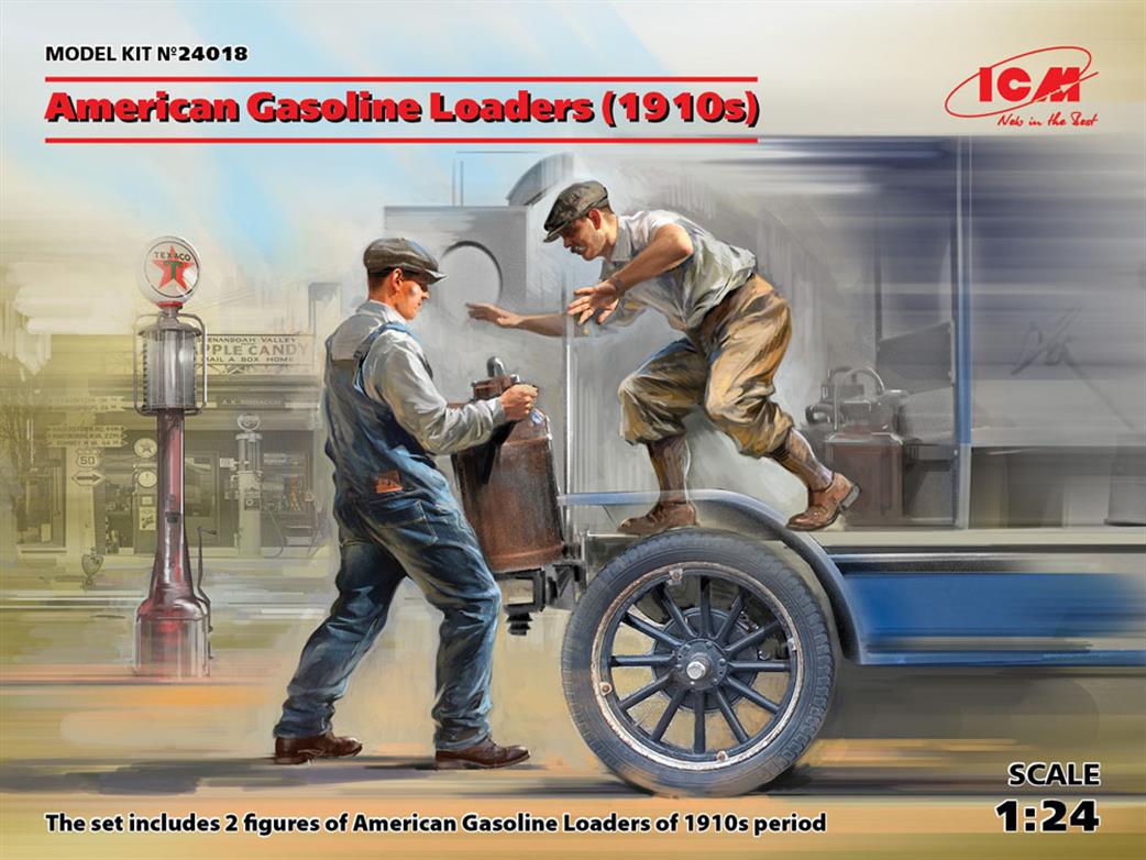 ICM 1/24 24018 American Gasoline Loaders (1910s) 2 Figures