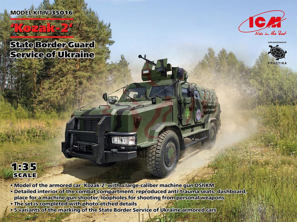 ICM 1/35 35016 'Kozak-2' State Border Guard Service of Ukraine