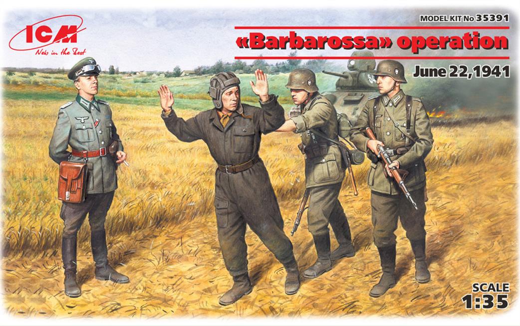 ICM 1/35 35391 Operation Barbarossa, June 22nd, 1941 with 4 Figures