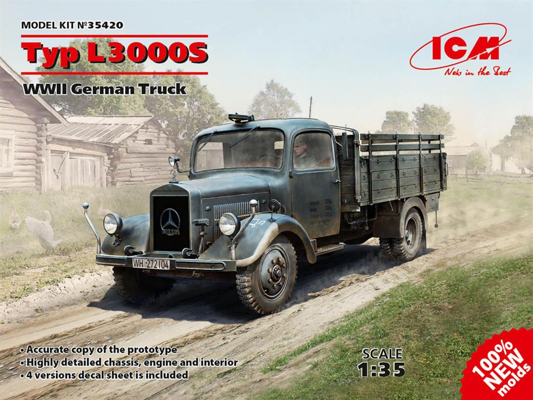 ICM 1/35 35420 Typ L3000S, WWII German Truck