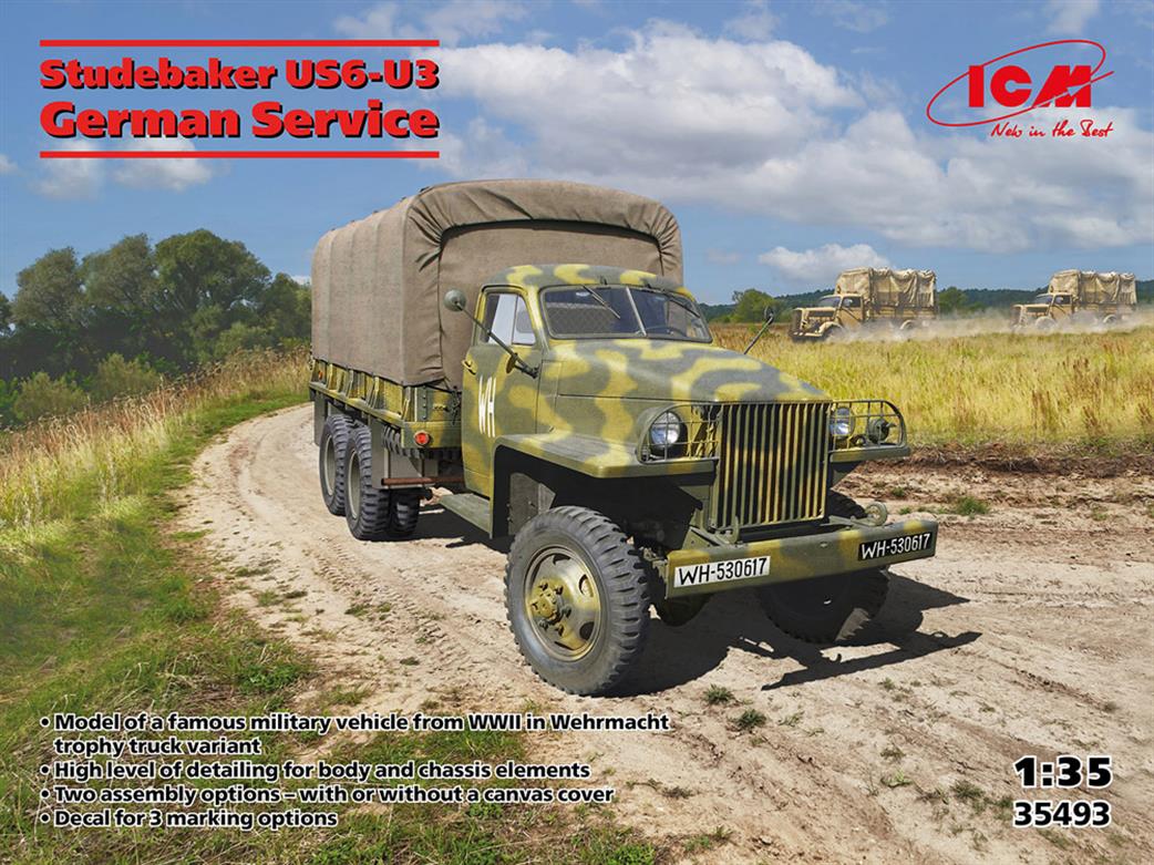ICM 1/35 35493 Studebaker US6-U3 In German Service