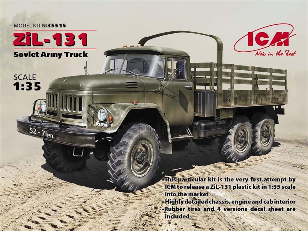 ICM 1/35 35515 ZiL-131, Soviet Army Truck